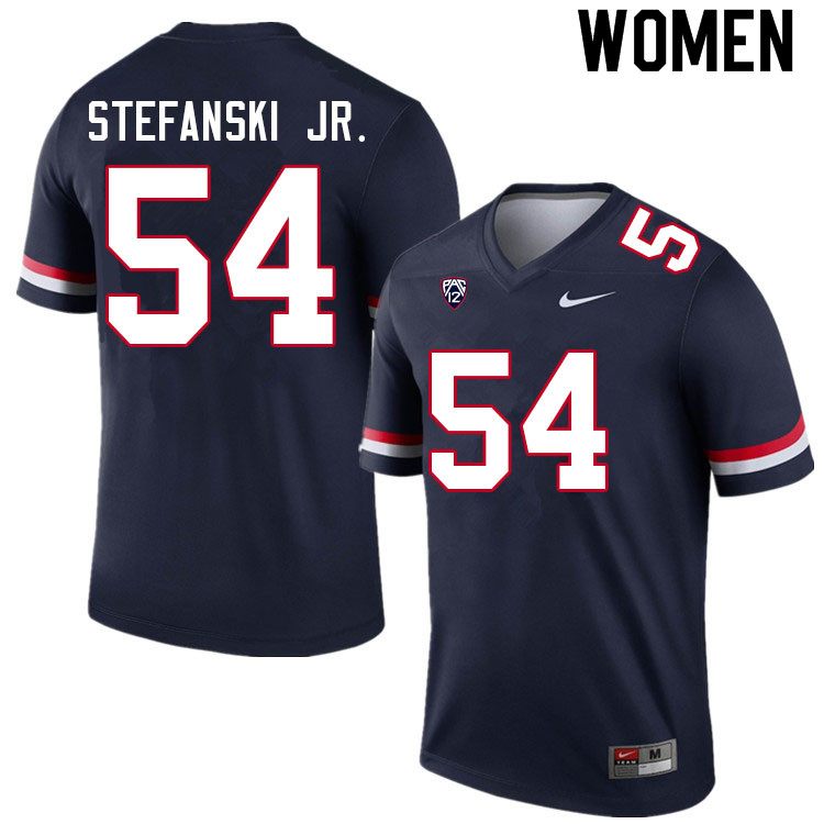Women #54 Matthew Stefanski Jr. Arizona Wildcats College Football Jerseys Sale-Navy - Click Image to Close